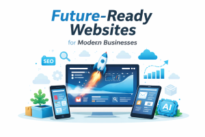 website designing company in Delhi creating modern business website