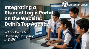 Student login portal integration in school website with dashboard interface by school website designing company in Delhi