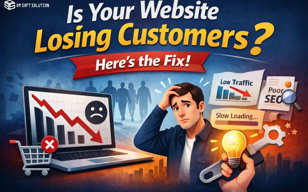 Website making company in Delhi fixing website losing customers issue