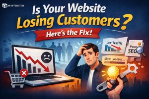 Website making company in Delhi fixing website losing customers issue